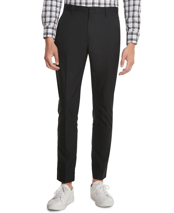 DKNY Men's Straight-Fit Tech Pants - Macy's
