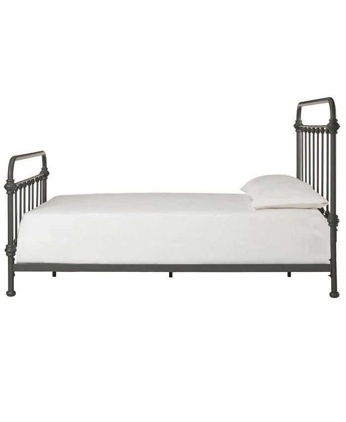 iNSPIRE Q Calvados Antique Metal Bed, Queen & Reviews Furniture Macy's