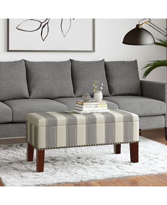 Dorel Living Patton Storage Bench Ottoman & Reviews Furniture Macy's