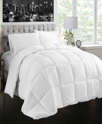 Creative Living Solution White Goose Feather Down Cotton Case Comforter Collection