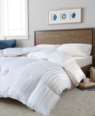 Duraloft&reg; Down Alternative 500 Thread Count Damask Stripe Comforter, Full/Queen