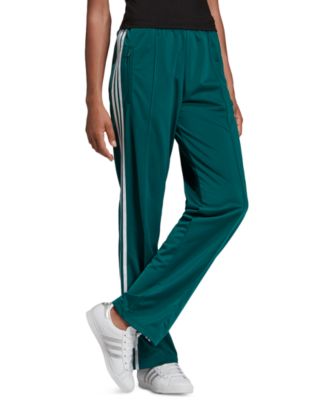 adidas track pants womens green