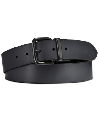 mens reversible leather belt