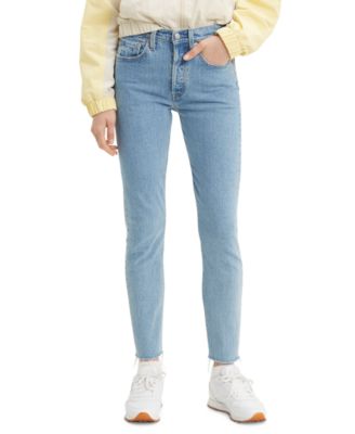 501 Distressed Skinny Jeans 
