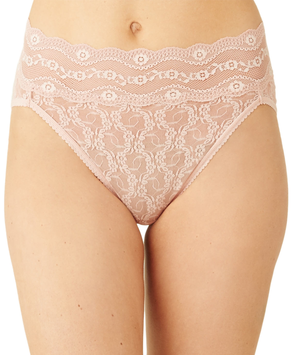 by Wacoal Women's Lace Kiss High-Leg Brief Underwear 978382 - White