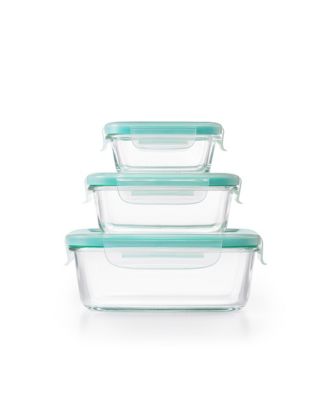 Smart Seal 12-Pc. Glass Food Storage Container Set