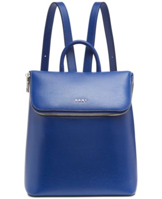 DKNY Bryant Park Leather Top Zip Backpack, Created for Macy's - Macy's