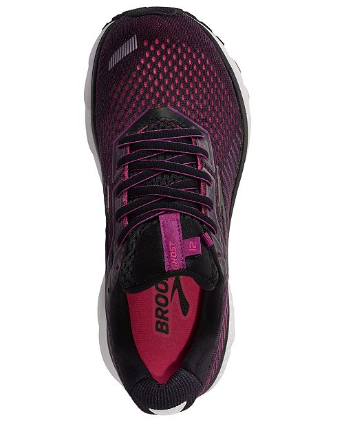 Brooks Women's Ghost 12 Wide Width Running Sneakers from Finish Line