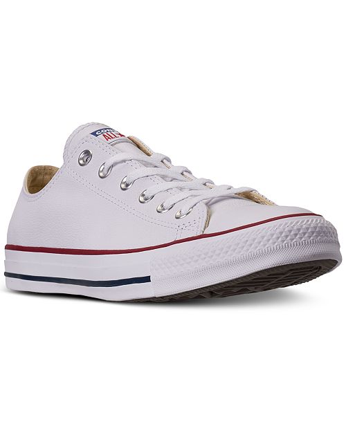 Converse Men S Chuck Taylor All Star Leather Ox Casual Sneakers