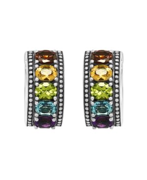 image of Effy Multi-Gemstone (5 ct. t.w.) Earrings in Sterling Silver