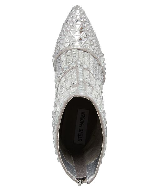 rhinestone steve madden booties