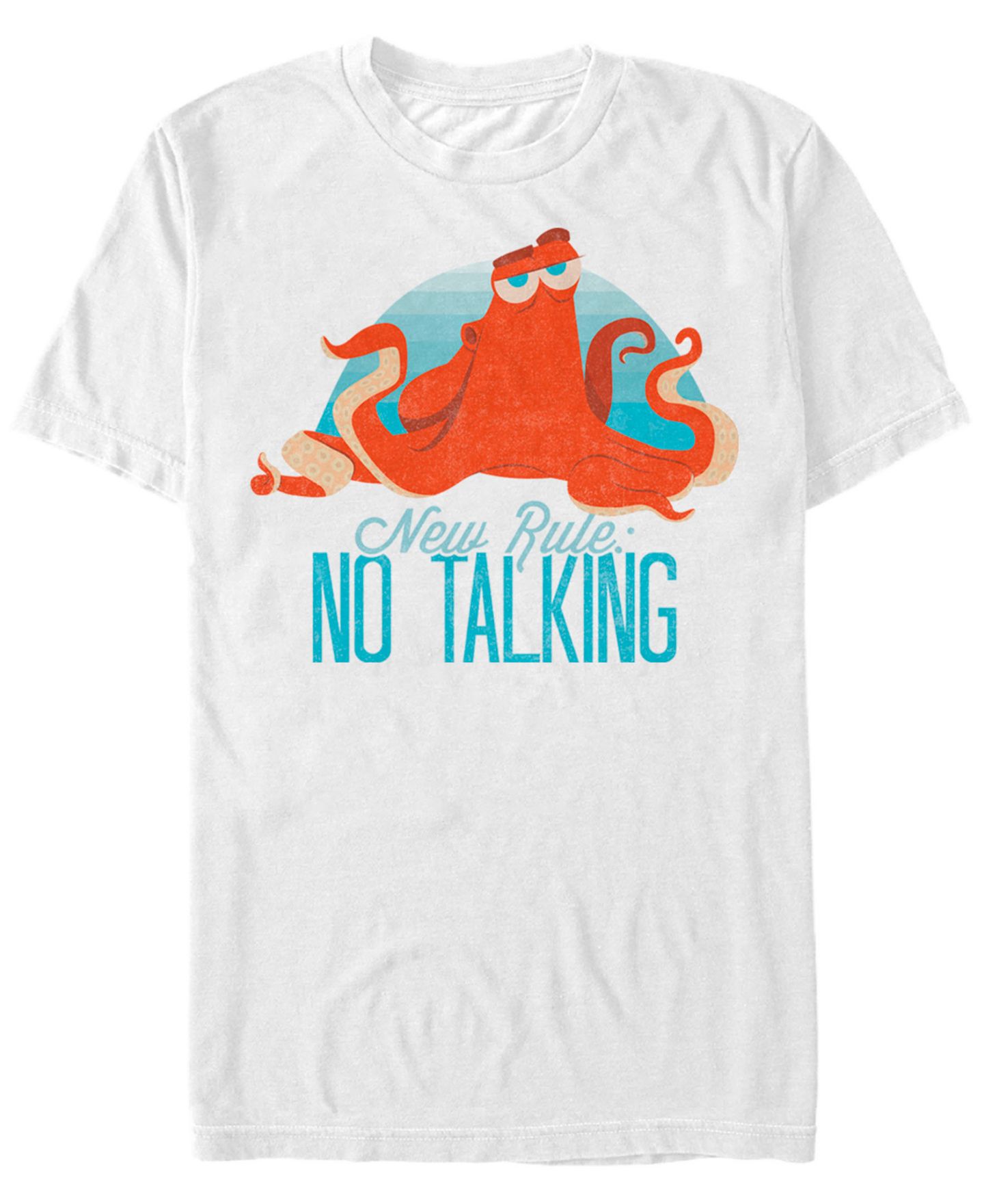 Мужская футболка Fifth Sun Disney Finding Dory Hank No Talking, Short Sleeve, цвет: Белый — фото 1