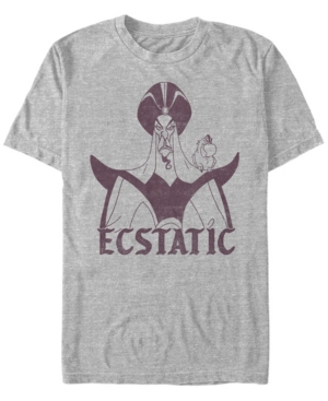Disney Men's Aladdin Jafar Ecstatic Look Short Sleeve T-Shirt