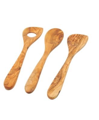 Olive Wood Spoons, Set of 3