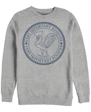 Disney Men's Moana Hei Hei Very Important Rooster Crewneck Fleece