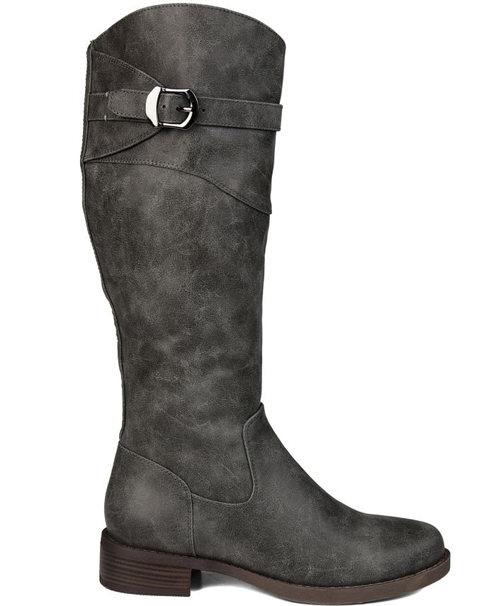 journee collection women's wide calf mount boot