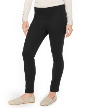 image of Charter Club Chelsea Twill Tummy-Control Cropped Pants, Created for Macy-s