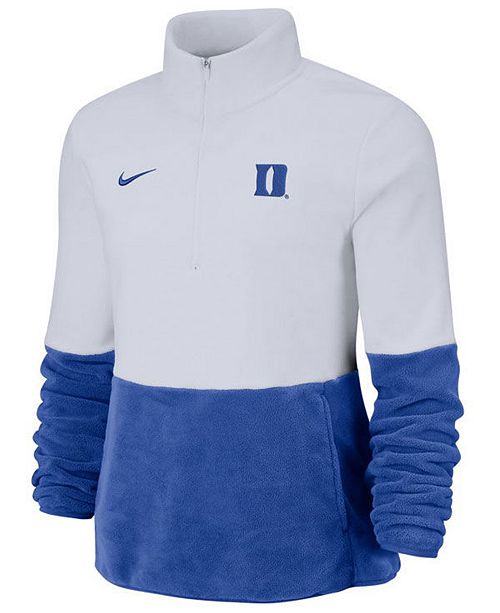 Nike Women S Duke Blue Devils Therma Long Sleeve Quarter Zip Pullover Reviews Sports Fan Shop By Lids Men Macy S