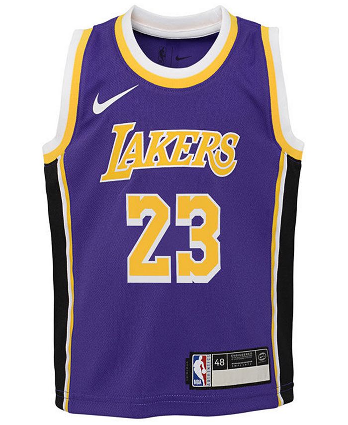 Nike Toddlers LeBron James Los Angeles Lakers Statement Swingman Jersey ...