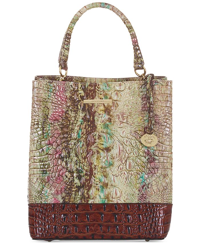 Brahmin Amelia Amethyst Norwell Embossed Leather Bucket Bag Macy s