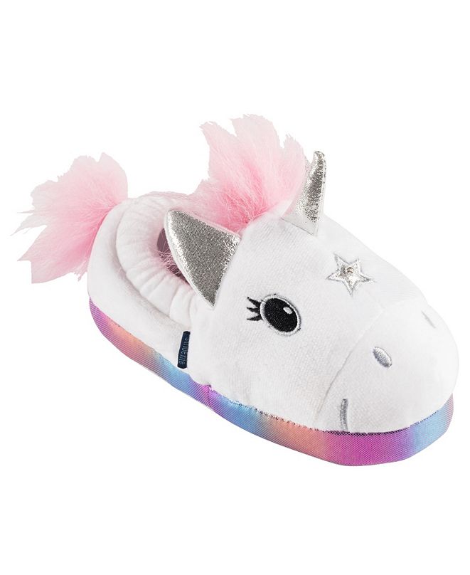 Stride Rite Little Girls Lighted Unicorn Plush Slippers & Reviews