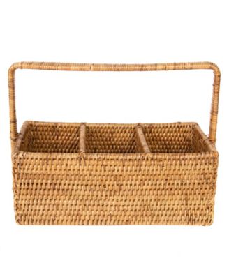 Artifacts Trading Company 3 Section Caddy/Cutlery Holder with Handle