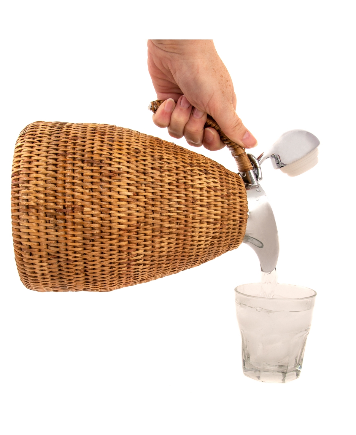 Artifacts Rattan 1.5 Liter Stainless Steel Thermos