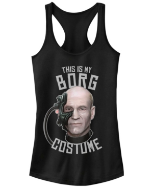 Fifth Sun Star Trek Next Generation Juniors My Borg Costume Halloween Racerback Tank Top