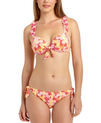 ruffle push up bikini top