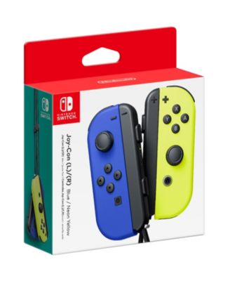 Nintendo - Switch Joy Con Set Blue/Neon Yellow