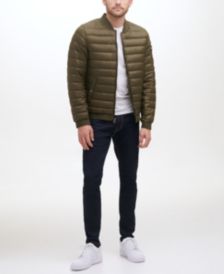 Men's Quilted Bomber Jacket