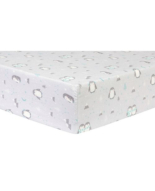 Trend Lab Penguin Pals Flannel Crib Sheet Reviews Sheets