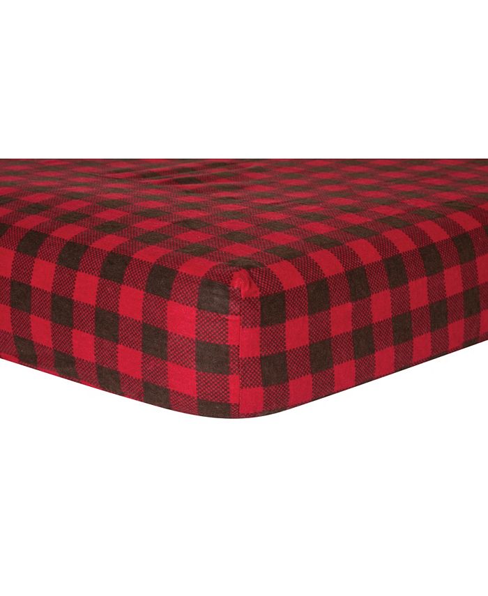 Trend Lab - Buffalo Check Flannel Crib Sheet