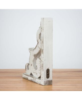 American Art Decor Wood Corbel Brackets, Set of 2