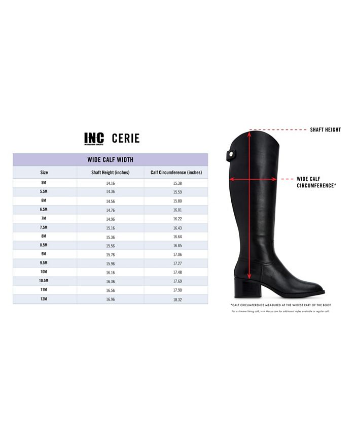 INC International Concepts INC Women's Cerie Wide-Calf Riding Boots ...