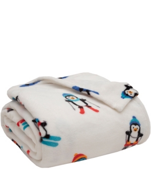 Elite Home Winter Nights Plush Blanket King Bedding