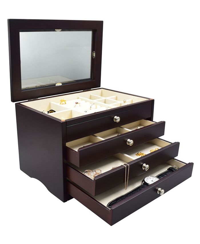 PKO Inc. Wooden Jewelry Box Macy's