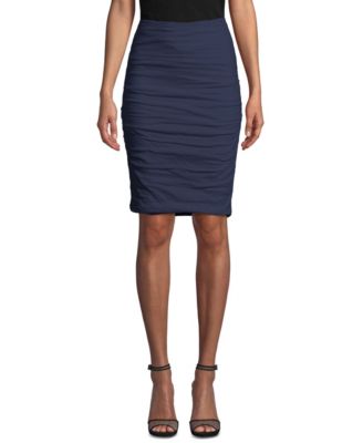 Nicole Miller - Ruched Pencil Skirt