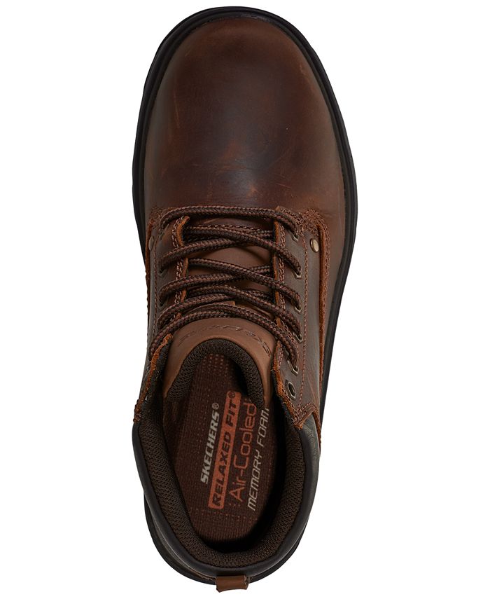 Skechers Men s Relaxed Fit Segment Garnet Ankle Boots from Finish