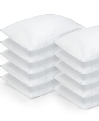 DOWNLITE - Soft Density 230TC Value 10 Pack Jumbo Pillows