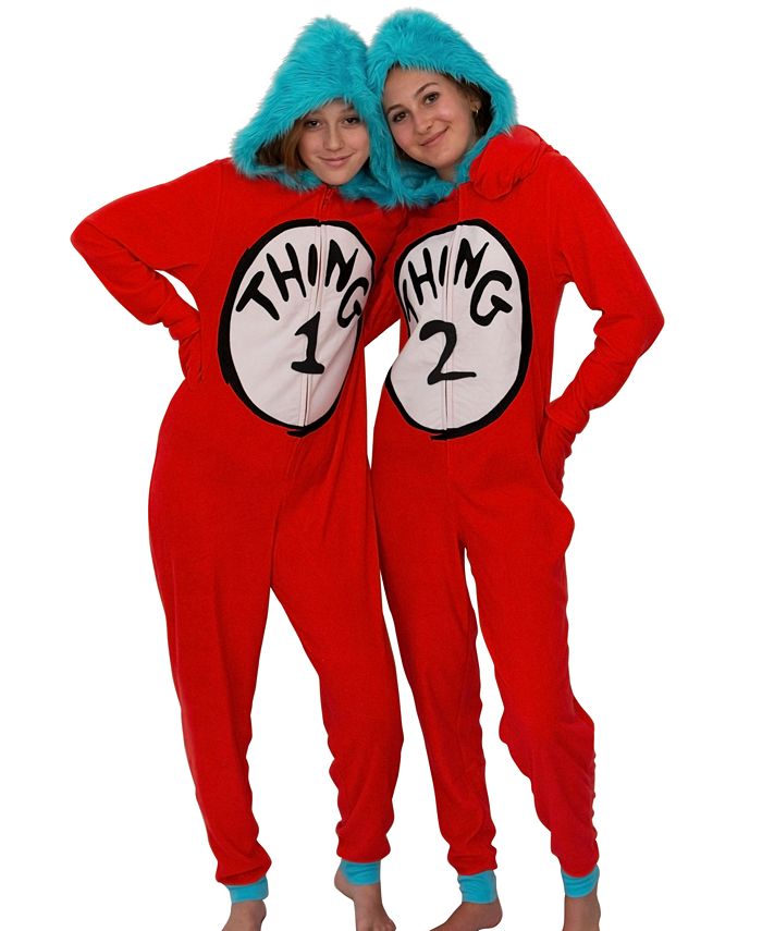 Disney Thing 1 and 2 One Piece Pajamas, Online Only - Macy's