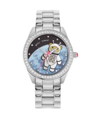 Betsey johnson silver watches sale