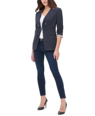 Tommy Hilfiger Ribbon-Trim Blazer