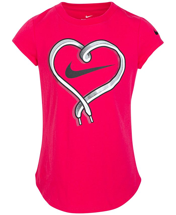 Nike Little Girls Cotton Shoelace Heart TShirt Macy's