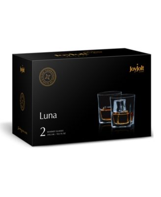 Luna Old Fashioned Whiskey Glasses Set of 2