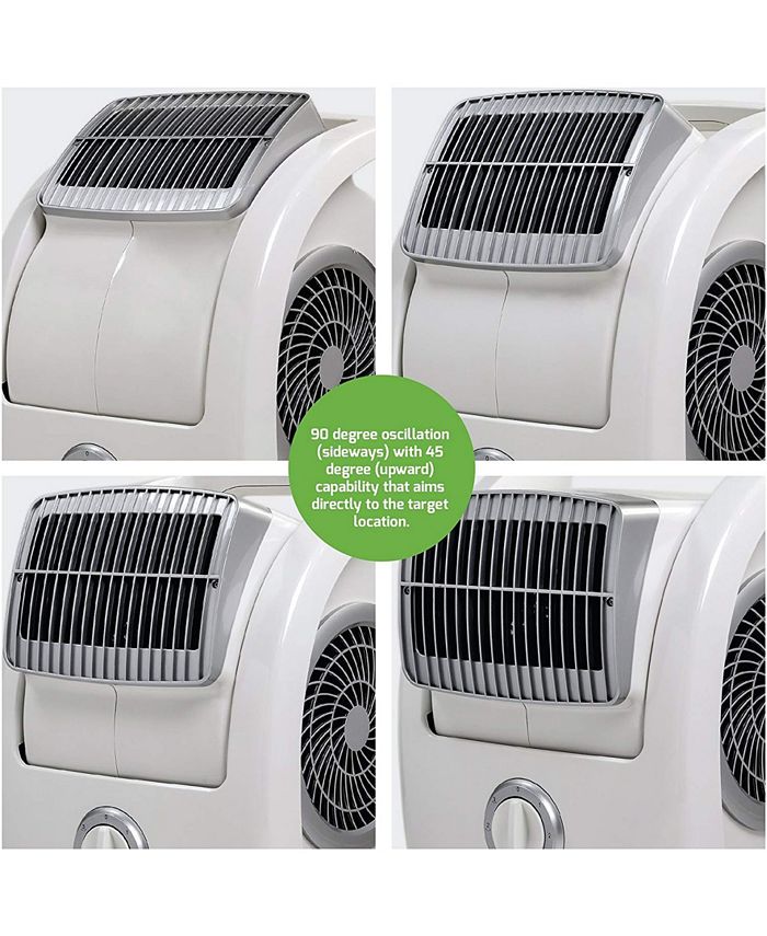 OVENTE BF74W Cool Breeze Pivoting Blower, Electric Household Floor Fans