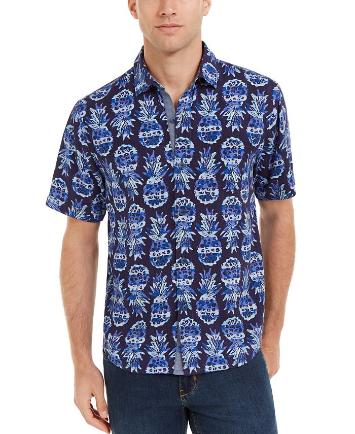 Tommy Bahama Men s Pineapple Party Classic Fit Printed Silk Camp