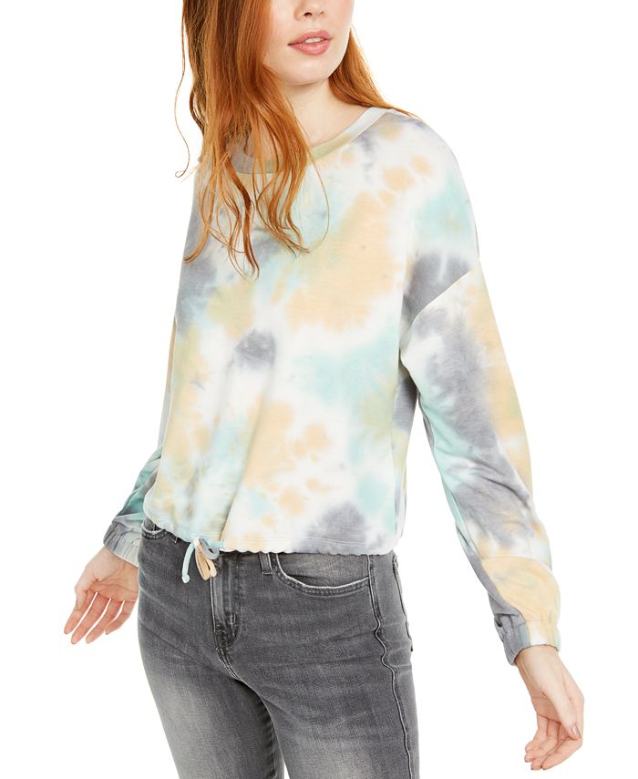Macy's tie dye sweatshirt top
