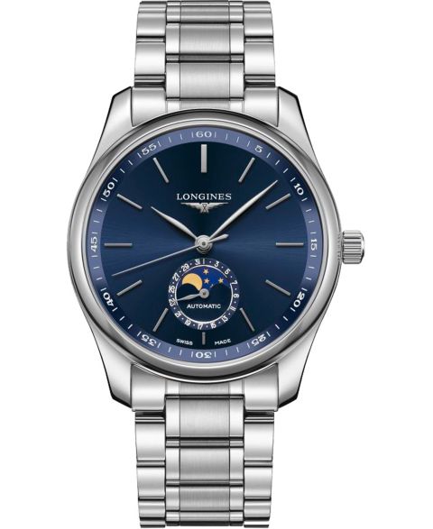 Мужские часы Longines Swiss Automatic Master Stainless Steel Bracelet Watch 40mm