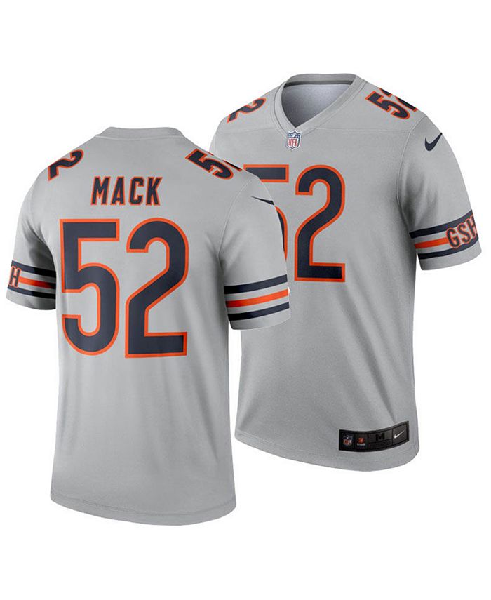 Nike Men's Khalil Mack Chicago Bears Inverted Color Legend Jersey - Macy's